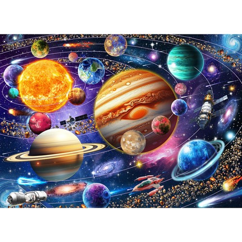 Puzzle sonnensystem erwachsene - sonnensystem,