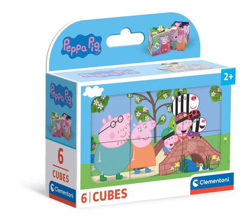 Clementoni peppa pig würfel - clementoni, 6