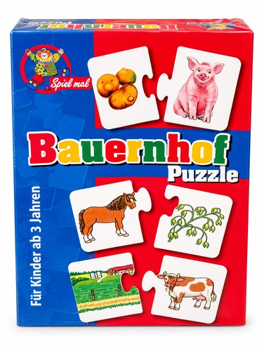 Spiel mal bauernhof puzzle - mal,