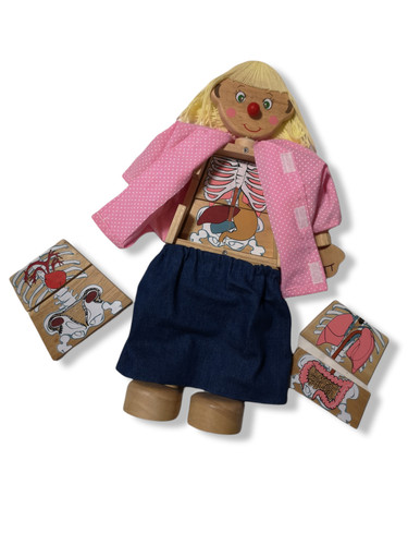 Holzspiel puppe organe - holzspiel,