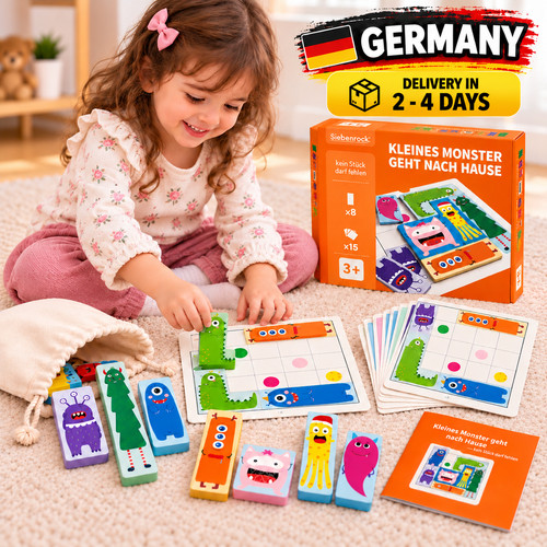 Kleines monster geht nach - monster,