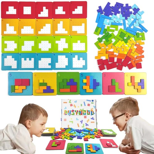 Tetris holzpuzzle kinder 4 - kinder, ab