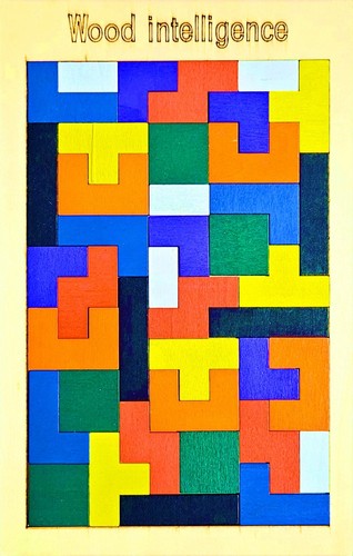 Holz tangram puzzle tetris - holz,