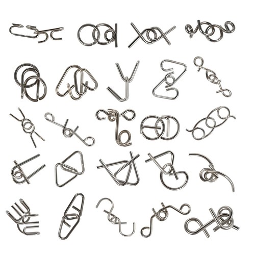 Teiliges metallpuzzle set - 24-teiliges,