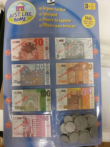 Kinderspielgeld 140 teile - kinderspielgeld,