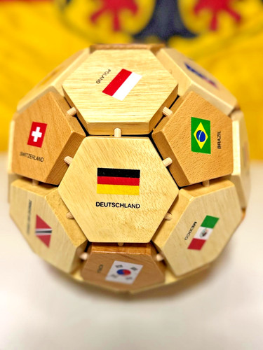 Fußball holz puzzle - fußball,